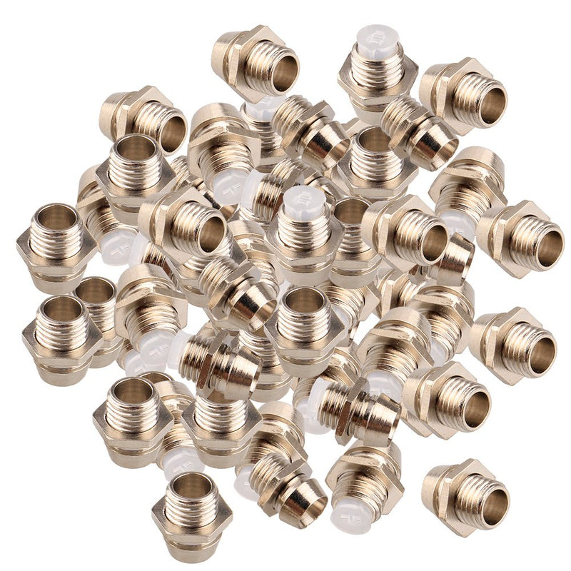 3mm Metal LED Emitting Diode Bezel Holder Panel Display Socket Base (Pack of 50)