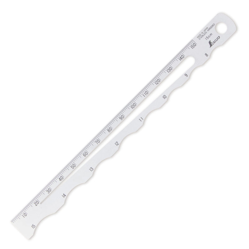 Shinwa Sokutei 73571 Radius Scale A-2 R8-15 測定範囲:Rゲージ/R8~15mm