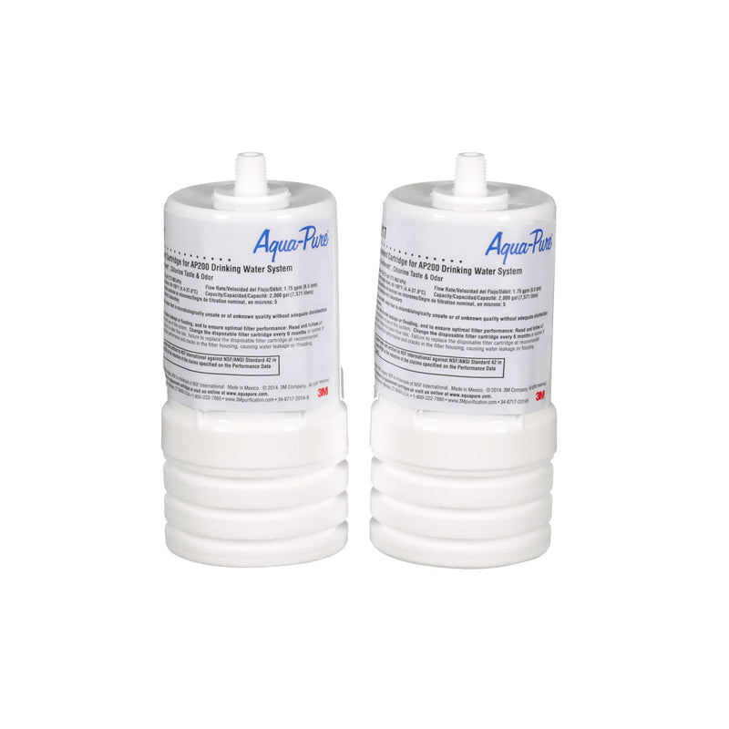 3M Aqua-Pure Under Sink Water Filter Cartridge AP217, Full Flow 2 Count (Pack of 1)