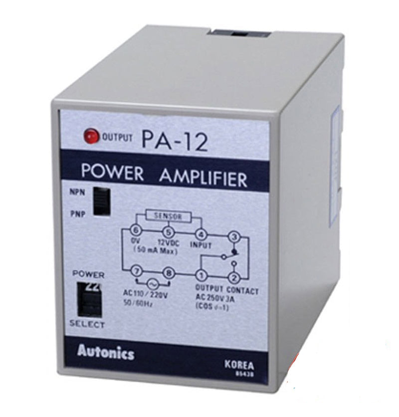PA-12, Controller, Sensor, NPN & PNP Input, SPDT NO/NC Output, 110 & 220 VAC