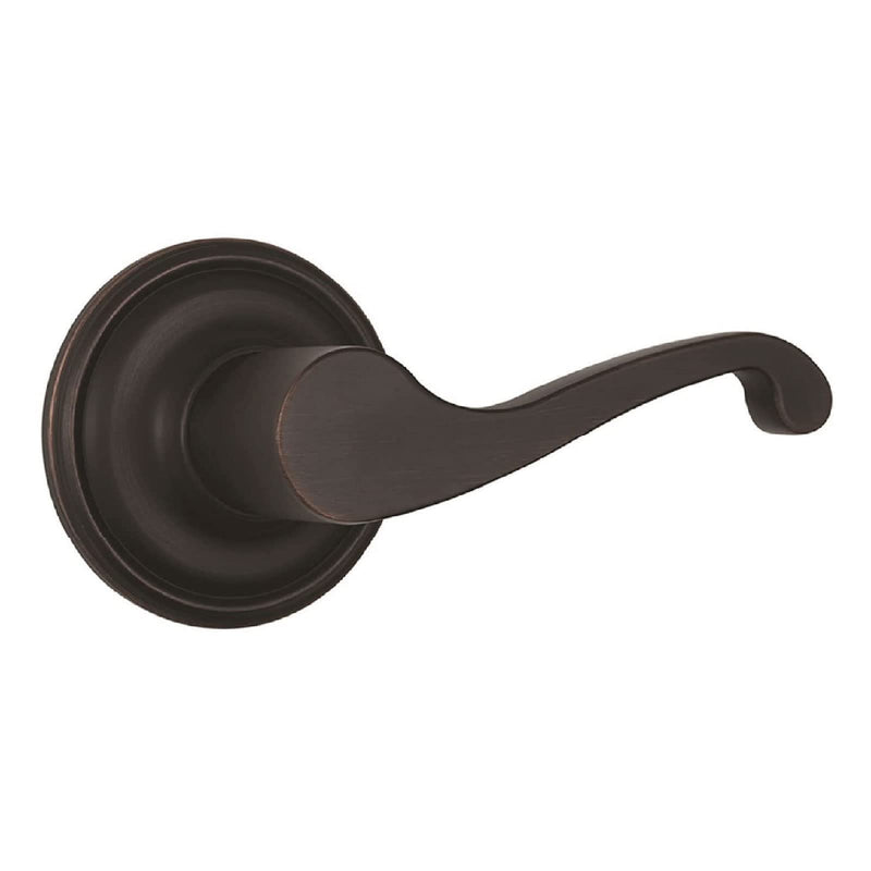 BRINKS 23034-150, Tuscan Bronze Glenshaw Bed and Bath Privacy Lever, Door Lock That Opens Hands-Free with a Push, a Pull or by Rotating, No Size