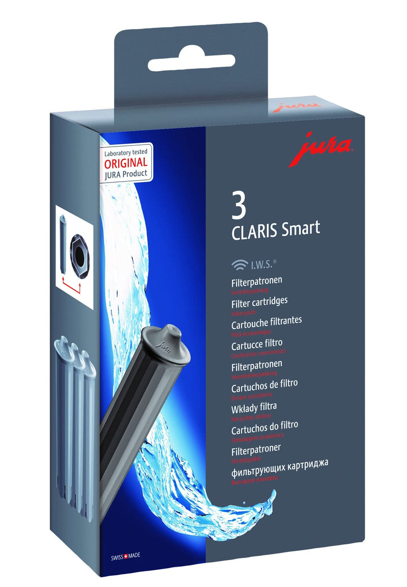 Jura 71794 "Claris Smart Filter Cartridge, Grey, 3-Piece, 5 x 10 x 10 cm Single