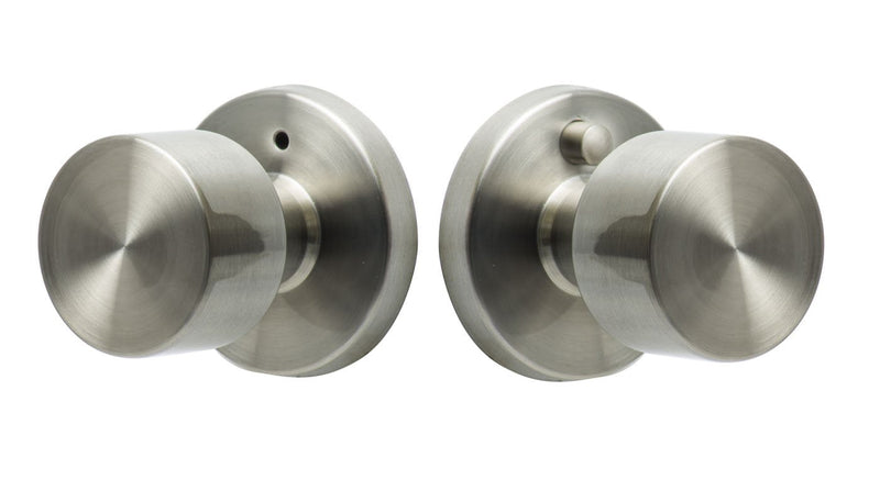 Sure-Loc Hardware BG102 32D Bergen Privacy Knob, Satin Stainless