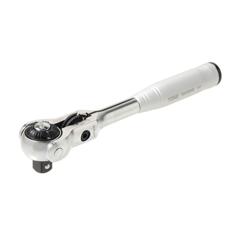 TONE Short Swivel Ratchet Handle (Socket Hold Type) RH3VHS 3/8" Inch Drive RH3VHS:差込角:9.5mm(3/8")