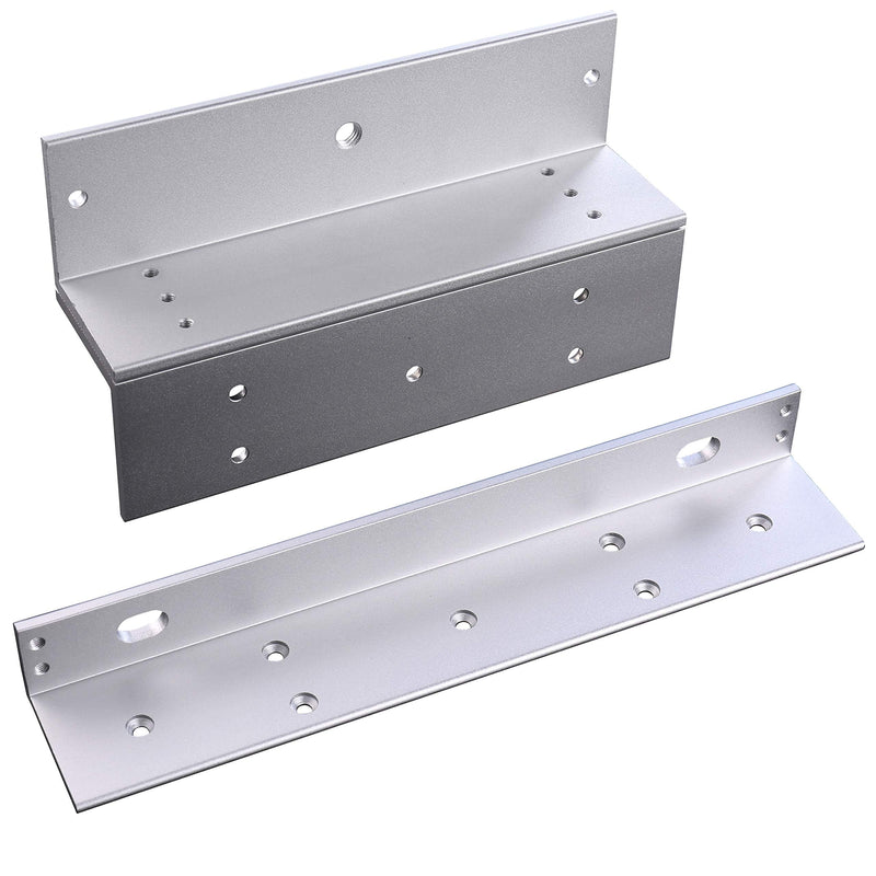 UHPPOTE Z and L Bracket for Inward Door 600-lbs Series Holding Force Electric Magnetic Lock
