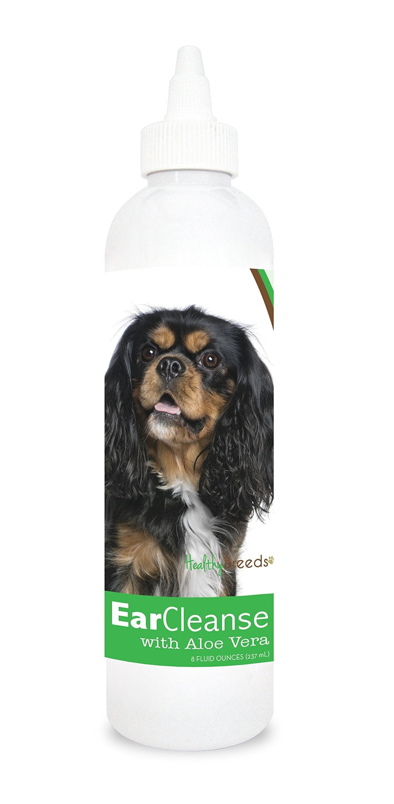 Healthy Breeds Cavalier King Charles Spaniel Ear Cleanse with Aloe Vera Cucumber Melon 8 oz - PawsPlanet Australia