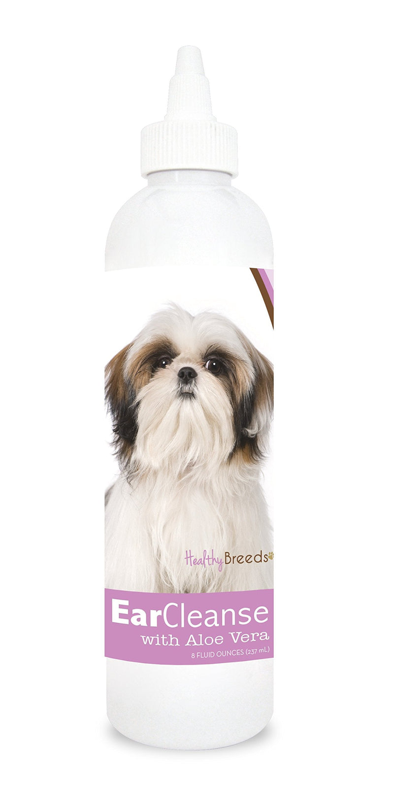 Healthy Breeds Shih Tzu Ear Cleanse with Aloe Vera Sweet Pea and Vanilla 8 oz - PawsPlanet Australia