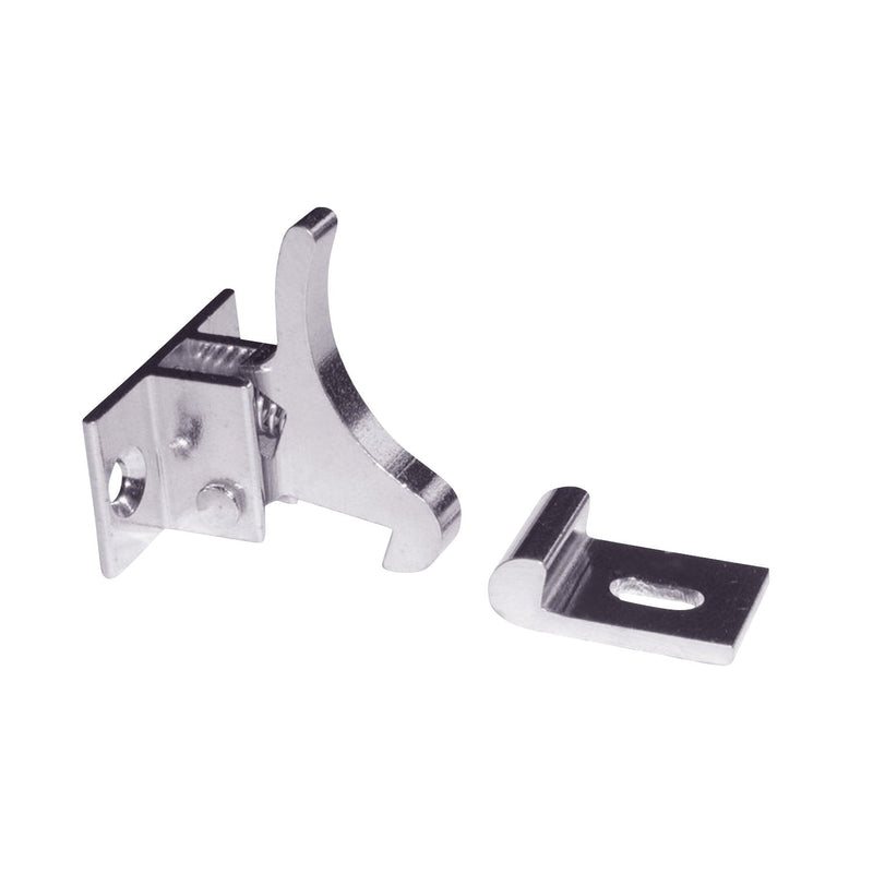 Rok Hardware Extra Heavy Duty Elbow Latch Cabinet Door/Window Catch with Screws (1, Nickel) 1