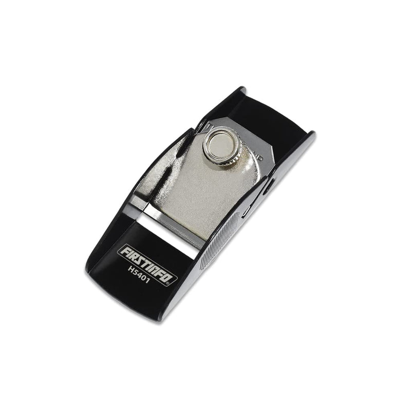 FIRSTINFO H5401 Mini Hand Plane Small Lightweight Steel Body Trimming Plane for Woodworking/Trimming/Wood Planing Mini Hand Plane (Black)