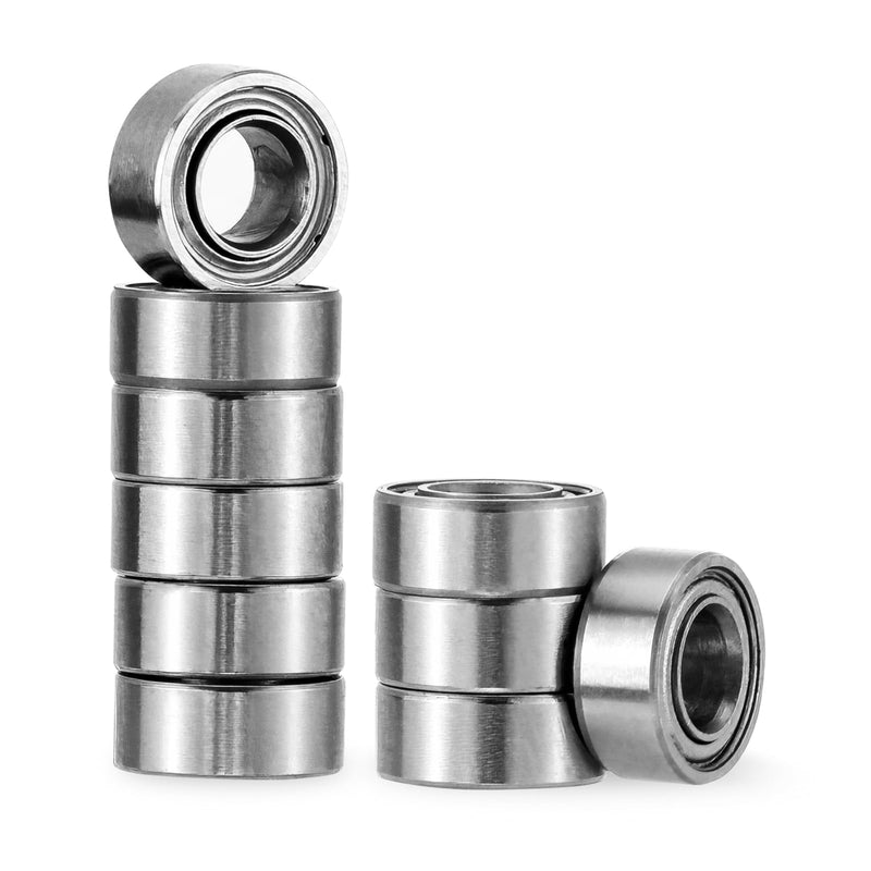 3x6x2.5 mm Miniature Steel Bearings MR63ZZ L-630 673ZZ Deep Groove Ball Bearing Pack of 10 3*6*2.5 mm