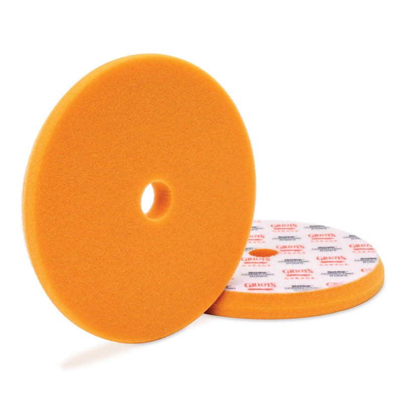 Griot's Garage 6.5" BOSS Correcting Foam Pads for Car Polishing, Buffing, Detailing and Light to Moderate Auto Paint Correction, Durable, Machine-Washable, Pack of 2 6.5" Pads (Set of 2)