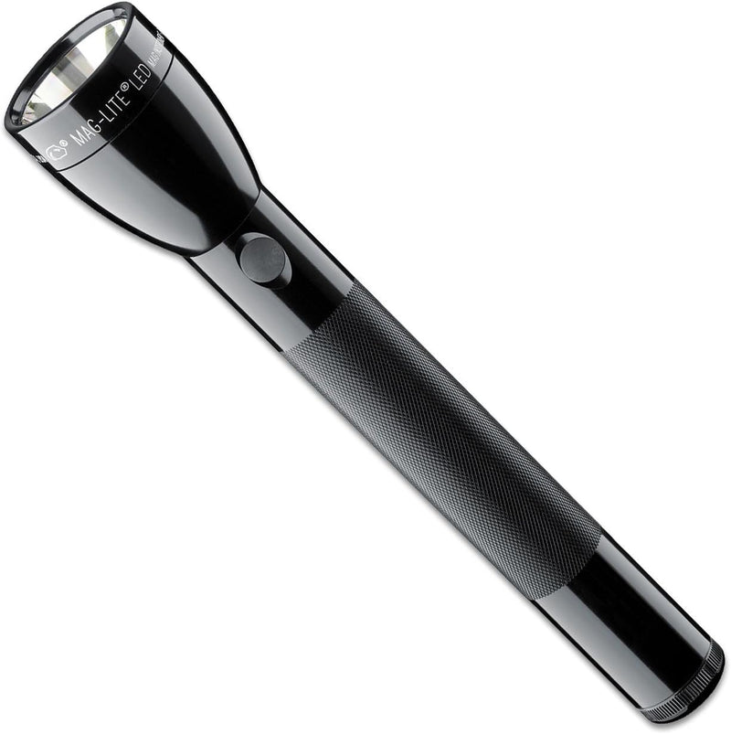 MagLite ML50L 3-Cell C LED Flashlight, Adjustable Beam, High & Low Modes, Water-Resistant - Black