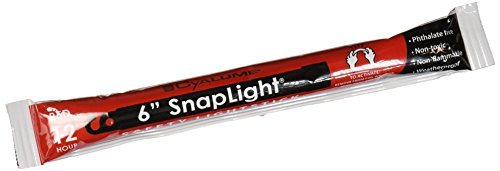 Cyalume 9-00721 Snap Light Stick, 6", Red (Pack of 20) 20 Pack