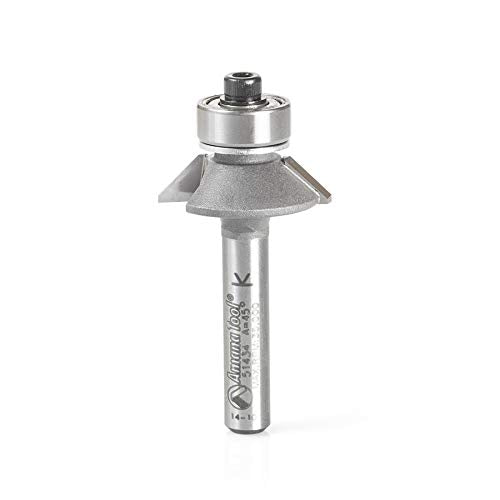 Amana Tool - 51434 Carbide Tipped Aluminum & Plastic Cutting Bevel Trim 45° x 31/32