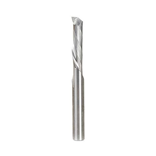 Amana Tool - 46393 CNC Solid Carbide Mortise Compression Spiral 1/4 Dia x 1" 4 Sha