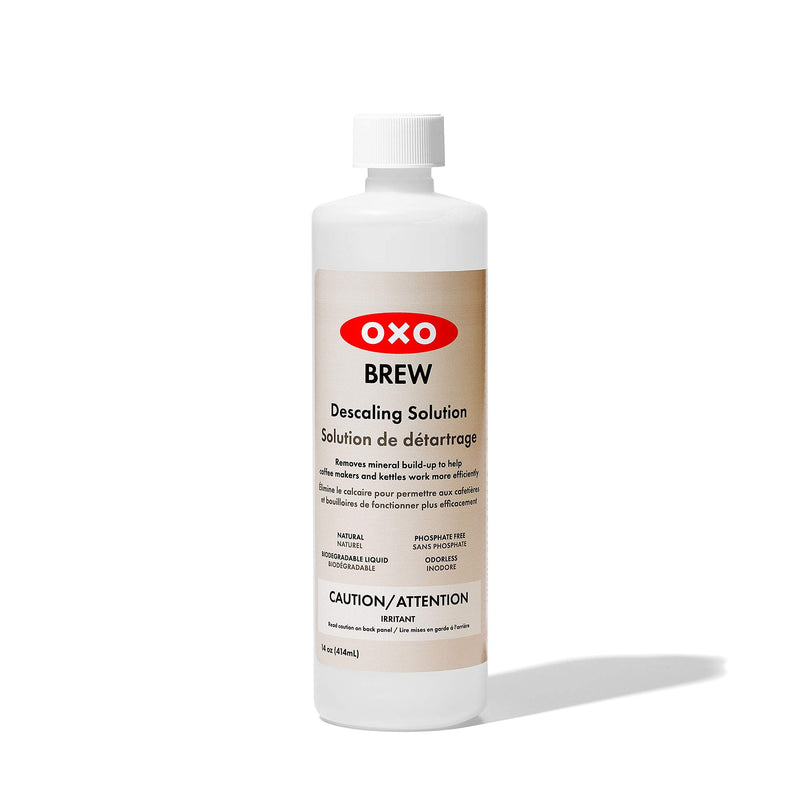 OXO BREW All-Natural Descaling Solution - 14 Fluid Ounce Bottle 14 Fl Oz (Pack of 1)