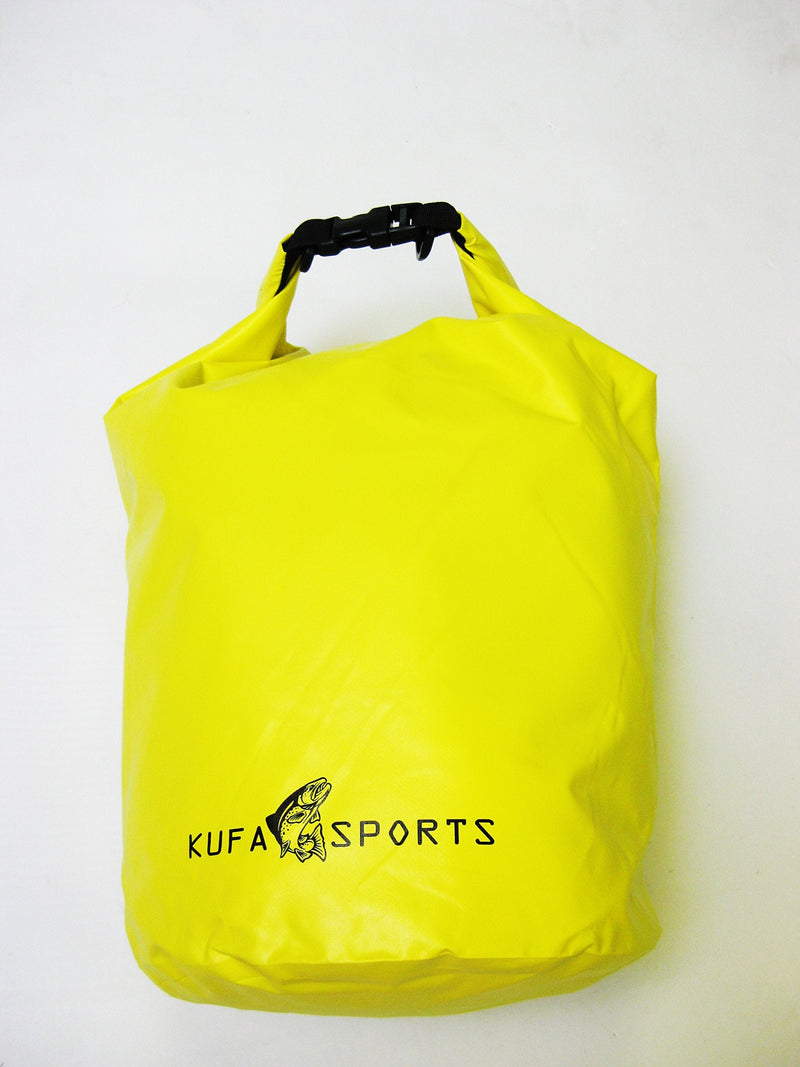 KUFA SPORTS Roll Top Dry Bag Yellow 11.5" x 19"