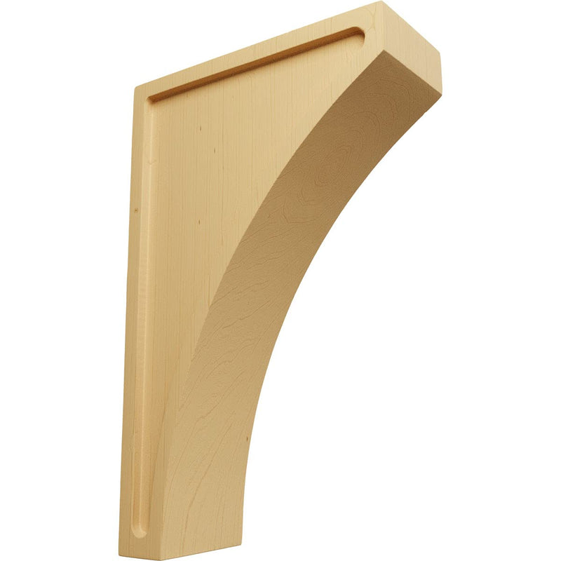Ekena Millwork CORW03X07X12LWAL Extra Large Lawson Wood Corbels, 3"W x 7 1/2"D x 12"H, Alder 3-in. W x 7.5-in. D x 12-in. H
