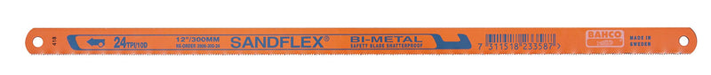 Bahco 3906-300-14-5P Hacksaw Blade (5 Pack), 12 in 14 TPI