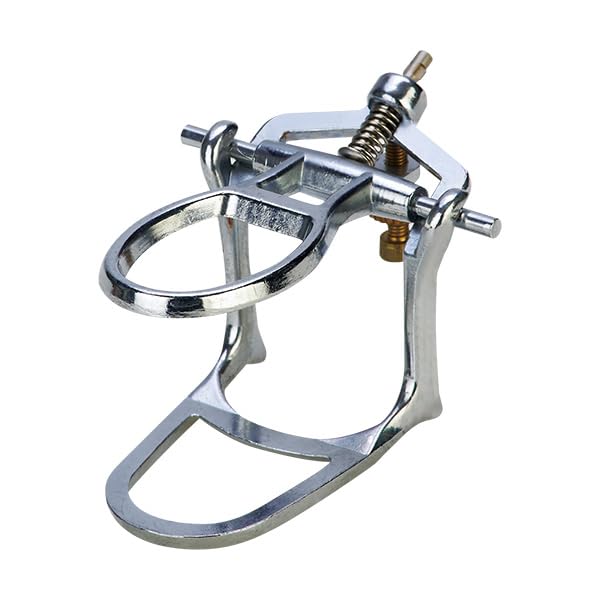 S&Dent TUV CE 5PCS Nickel Coated Articulator Medium Size Laboratory Instruments Adjustable Equipment Denture Articulator Zinc Alloy Material