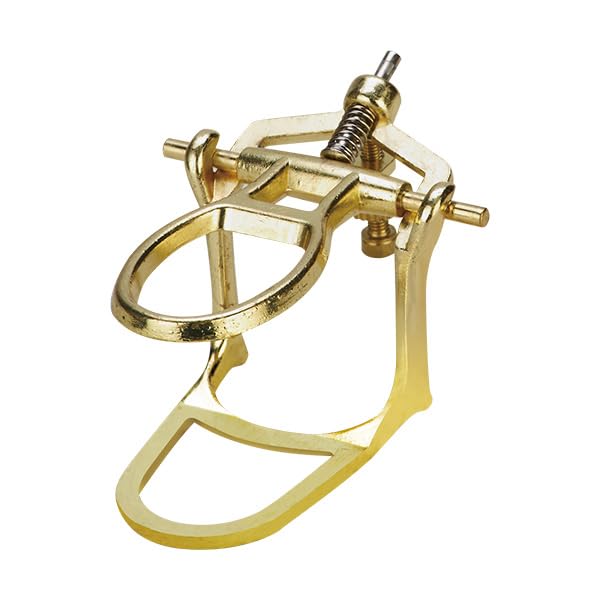 SDent® TUV CE 5PCS Dental Lab Brass Coated Denture Articulator Medium Size Laboratory Instruments Adjustable Equipment Denture Articulator Cu.