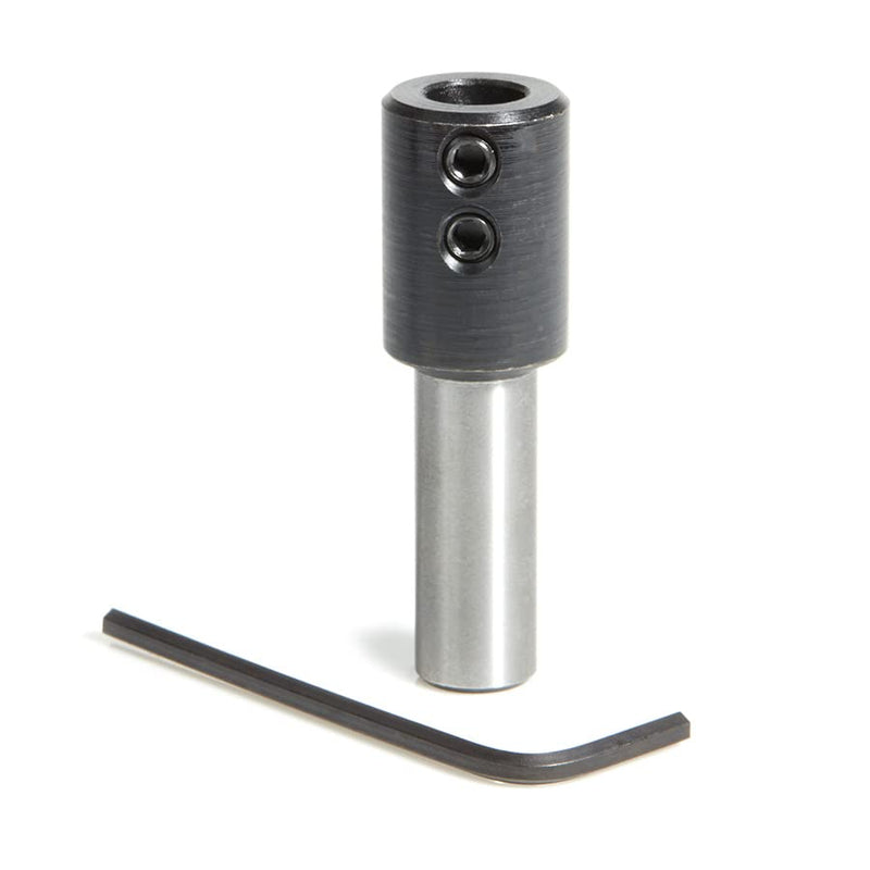 Amana Tool - 47638 10mm Shank Dowel Drill/Boring Bit Adapter for CNC Standard Collet/Tool 1/2 Inch Shank x 10mm Inner Dia