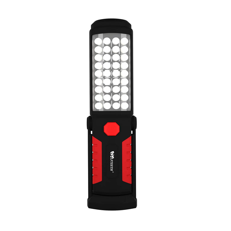 Wolfteeth Magnetic Flashlight, LED Work Lights Flashlights for Emergencies, 360° Rotate Mechanic Tools, Fall Camping Outdoor Tools Christmas Gift for Dad, Husband, Handyman