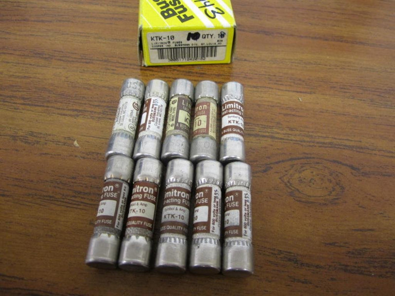 KTK-10 Bussmann Fuse KTK10 (Pack of 10)