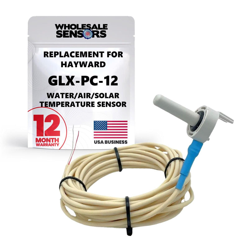 Replacement Hayward GLX-PC-12 Water/Air/Solar Temperature Sensor, 12 Month Warranty & USA Support