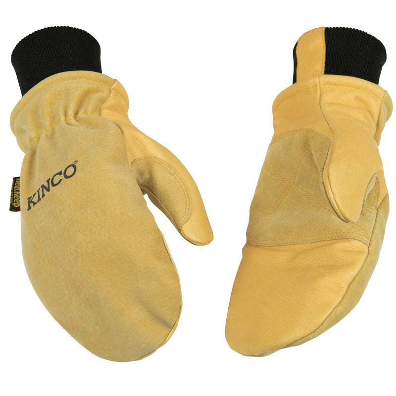 Kinco - Premium Leather Work and Ski Mitt with Nikwax Waterproof Wax, (901T) X-Large (Pack of 1) Pigskin