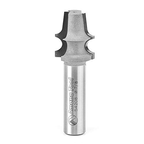 Amana Tool - 54208 Carbide Tipped Edge Beading 5/32 Radius x 7/8 Dia x 1-1/32 x 1/2" S
