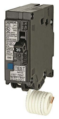 MPA120AFC 20-Amp Single Pole 120-volt Plug-On Combination AFCI Breaker by Murray