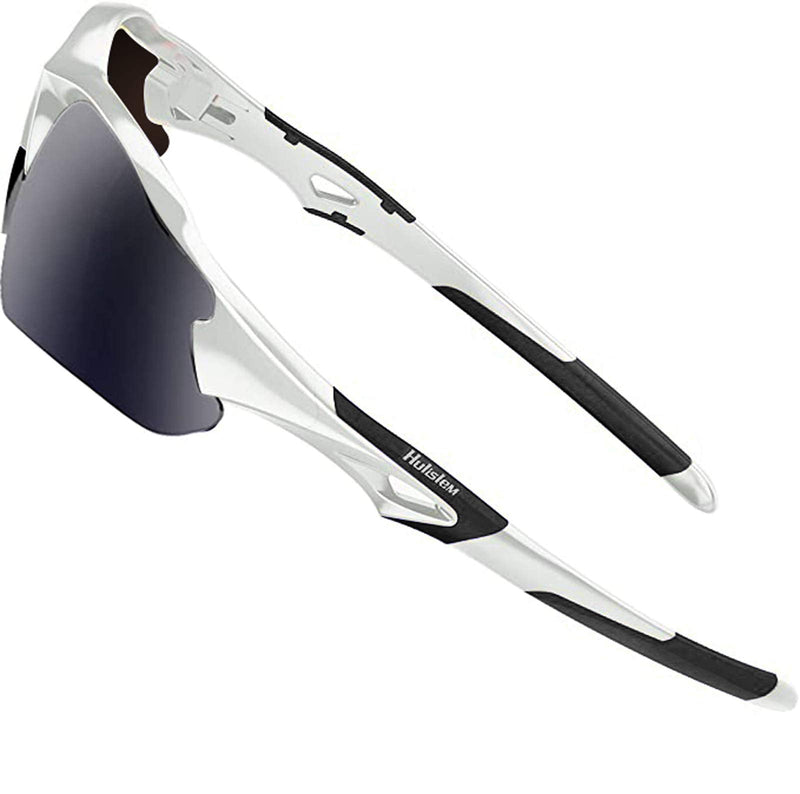 Blade Sport Polarized Sunglasses Sunglasses For Men Women Mens Womens Running Golf Sports White