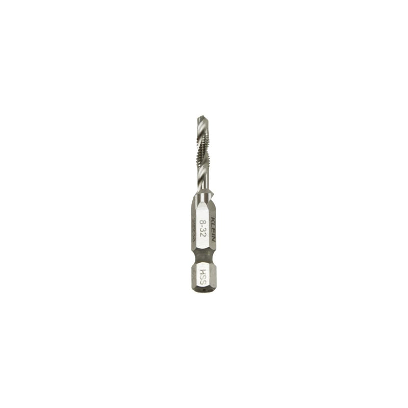 Klein Tools 32238 Drill Tap, 8-32 8-32 Drill Tap