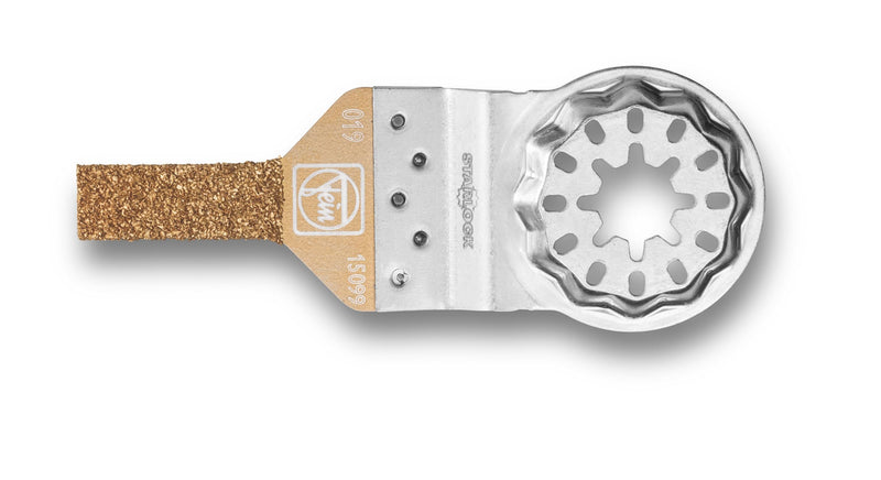 Fein Starlock Carbide File for Deburring and Filing on CFRP, Fiberglass Materials, Plastics and Wood - Perfect for Small Cutouts, 3/8" Width, 1-1/8" Length - 63706019210