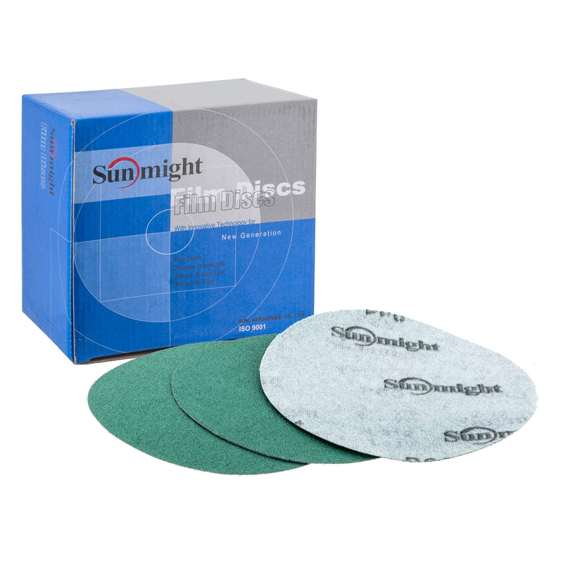 Sunmight Film 6" 400G Grip No Hole Disc, 01416, 50 Discs