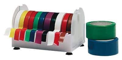 Cole-Parmer Color-Coded Vinyl Adhesive Tape, Green, 1"W x 36 yd/RL; 1 RL/Pk