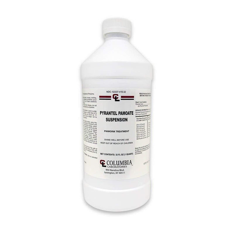 Pyrantel Pamoate Suspension 50 MG 32 oz Bottle - PawsPlanet Australia