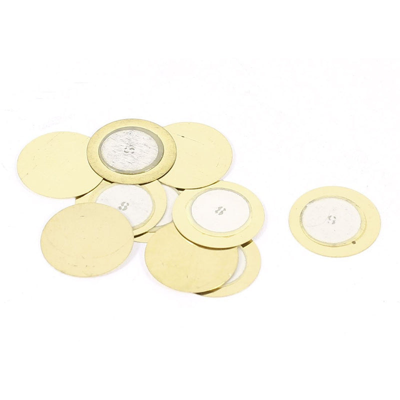 uxcell® 10 Pcs 15mm Diameter Piezoelectric Copper Buzzer Film Gasket