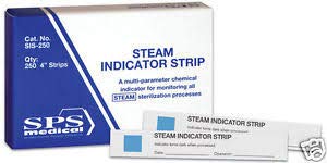 Crosstex SIS-250 Strip, Steam Indicator, 4" Size (Pack of 250)