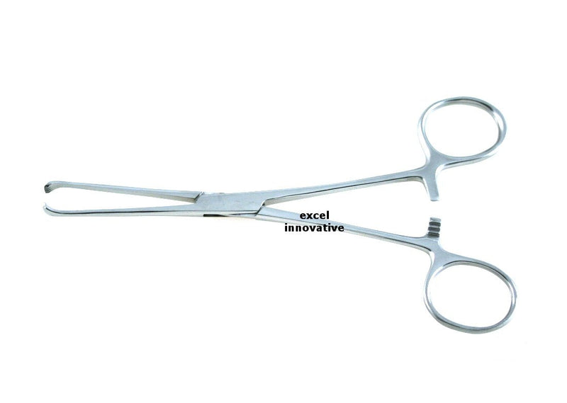 Allis Tissue Forceps 4x5 Teeth Jaws With Ratchet Lock | Medixplus (5" Length) 5" Length
