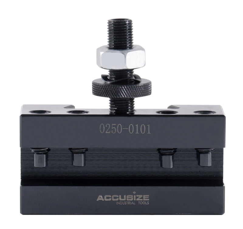 Accusize Industrial Tools Style Axa Turning and Facing Quick Change Tool Post Holder for1/2'' Turning Tools, Style 1, 0250-0101 AXA, 1/2" - NewNest Australia