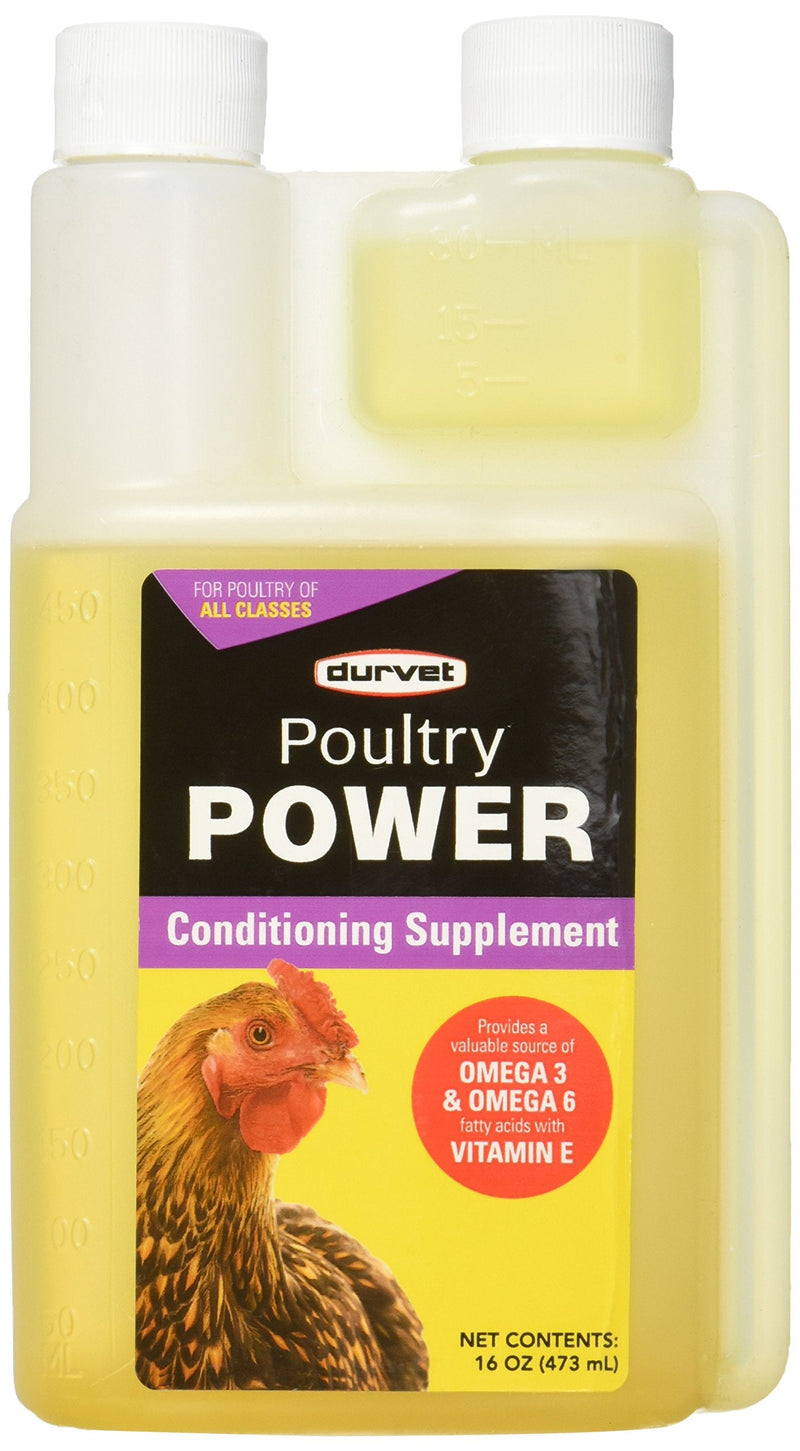 Durvet 698933 Poultry Power Conditioning Supplement 16 oz - PawsPlanet Australia