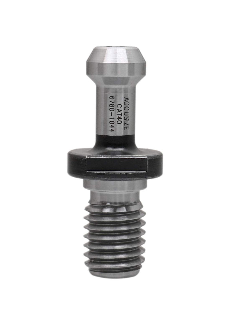 Accusize Industrial Tools Cat40 Pull Stud Retention Knob with Coolant Hole for Haas, Mitsubishi, Toshiba, Daewoo, Okk, Kitamura, Etc. 6780-1044 CAT40, 2.250" long Style C, with Hole