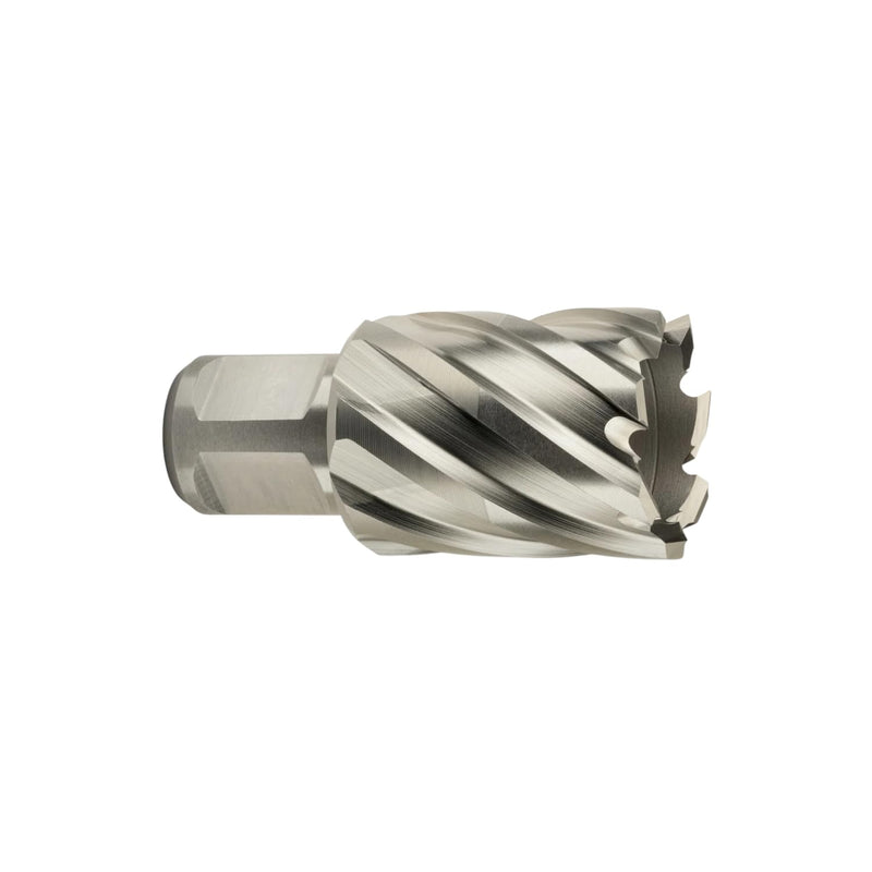 Slugger by Fein HSS Annular Cutter with Pilot Pin, 1-1/4" Dia, 1" Depth | 3/4" Straight Shank, Enhanced Cutting Geometry for Precision Drilling, High-Durability Steel, 63134318041