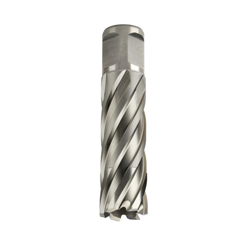 Slugger by Fein HSS Annular Cutter with Pilot Pin, 11/16" Dia, 2" Depth | 3/4" Straight Shank, Enhanced Cutting Geometry for Precision Drilling, High-Durability Steel, 63134175042