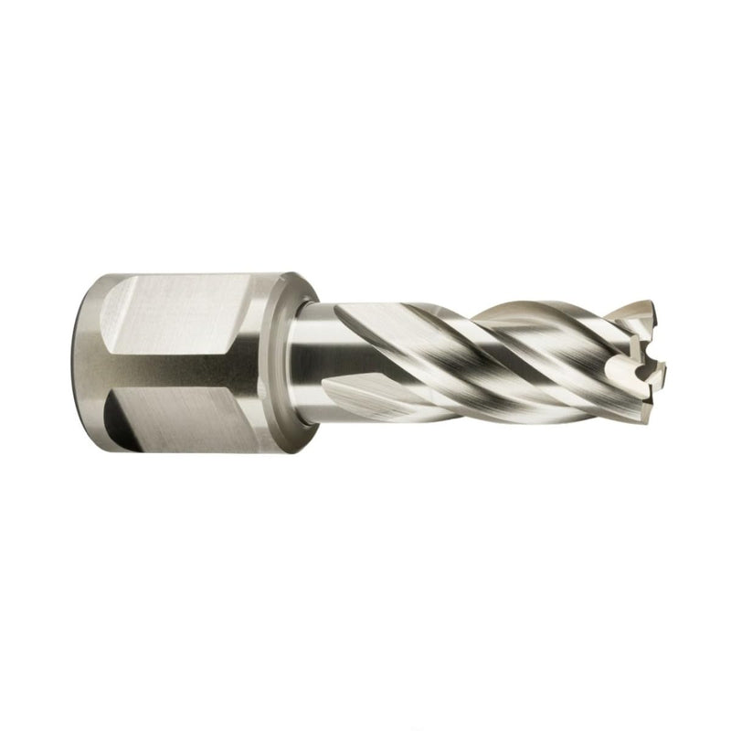 Slugger by Fein HSS Annular Cutter with Pilot Pin, 7/16" Dia, 1" Depth | 3/4" Straight Shank, Enhanced Cutting Geometry for Precision Drilling, High-Durability Steel, 63134111041