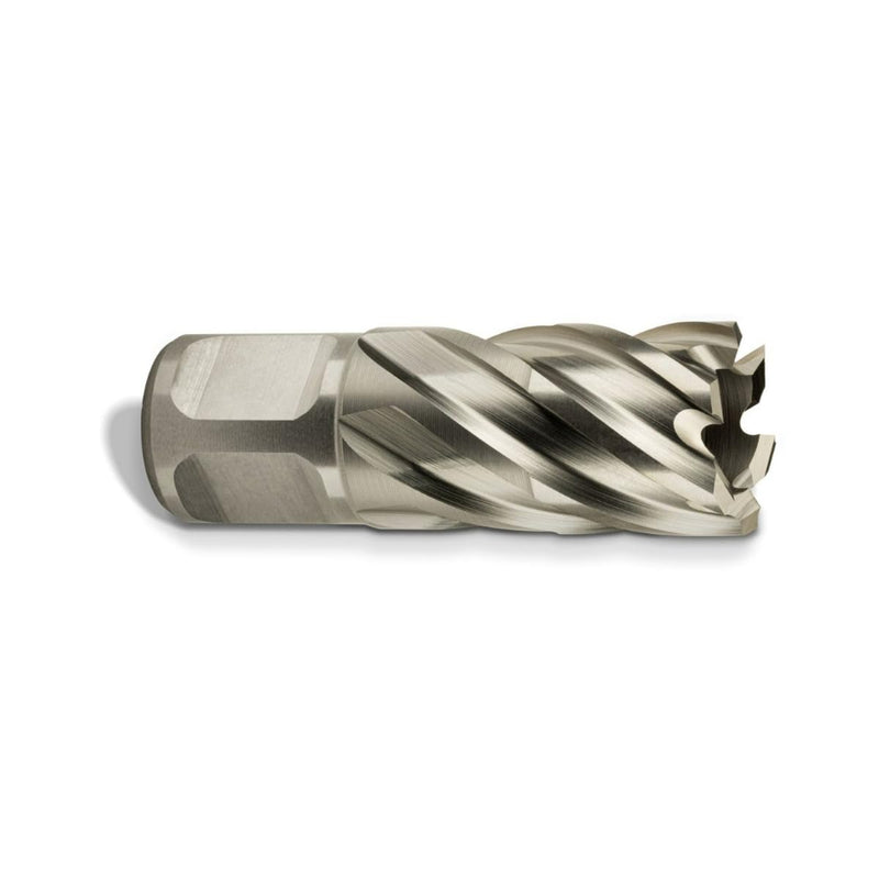 Slugger by Fein HSS Annular Cutter with Pilot Pin, 3/4" Dia, 1" Depth | 3/4" Straight Shank, Enhanced Cutting Geometry for Precision Drilling, High-Durability Steel, 63134191041