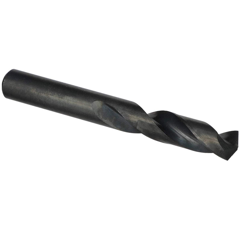 Drill America 3/8" High Speed Steel Left Hand Split Point Stub Drill Bit (Pack of 6), DWDSTLH Series 3/8 in
