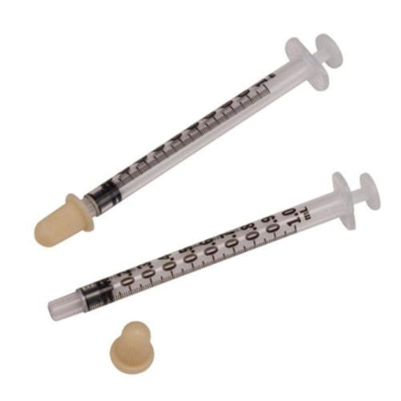 Covidien 8881901014 Monoject Oral Syringe, Polypropylene, 1 mL Capacity, Clear (Pack of 100) - NewNest Australia